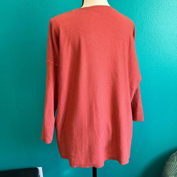 Staccato Super Soft Lightweight Orange Sweater Women's Small Medium - Picture 4 of 10